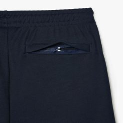 Pantalons & Shorts | LACOSTE Short Paris Pique Interlock Avec Lisere Contraste