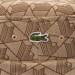 Chapeaux & Casquettes | LACOSTE Bob Reversible En Jacquard A Monogramme Signature