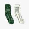 Chaussettes | LACOSTE Lot De 2 Paires De Chaussettes Basses Rayees