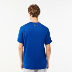 T-Shirts | LACOSTE T-Shirt Regular Fit Avec Crocodiles Iconiques