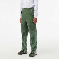 Pantalons & Shorts | LACOSTE Pantalon Cargo Straight Fit En Coton