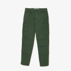 Pantalons & Shorts | LACOSTE Pantalon Cargo Straight Fit En Coton