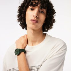 Montres | LACOSTE Montre 3 Aiguilles Lacoste.12.12 Silicone Kaki