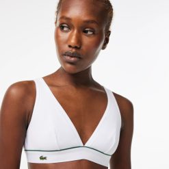 Sous-Vetements Et Vetements D'Interieur | LACOSTE Brassiere Triangle En Coton Cotele