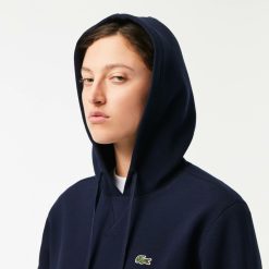 Sweatshirts | LACOSTE Sweatshirt A Capuche Jogger Loose Fit En Pique Double Face