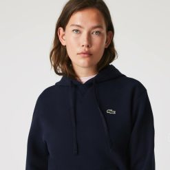 Sweatshirts | LACOSTE Sweatshirt A Capuche Jogger Loose Fit En Pique Double Face