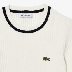 Pullovers | LACOSTE Pull Col Rond En Maille 3D Sans Couture