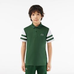 Vetements Garcon | LACOSTE Polo Tennis En Pique Ultra-Dry