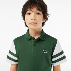 Vetements Garcon | LACOSTE Polo Tennis En Pique Ultra-Dry