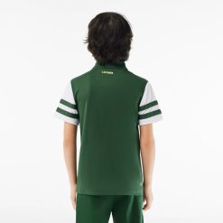 Vetements Garcon | LACOSTE Polo Tennis En Pique Ultra-Dry