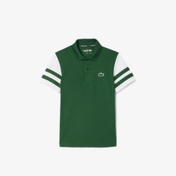 Vetements Garcon | LACOSTE Polo Tennis En Pique Ultra-Dry