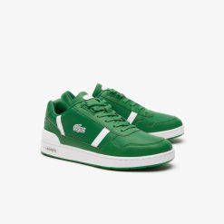 Sneakers | LACOSTE Sneakers T-Clip Homme En Cuir