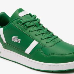 Sneakers | LACOSTE Sneakers T-Clip Homme En Cuir