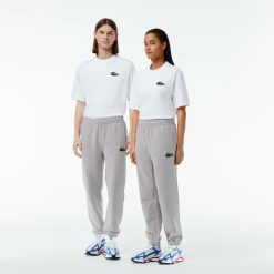 Pantalons & Shorts | LACOSTE Pantalon De Survetement Jogger Unie En Molleton De Coton Biologique