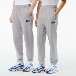 Pantalons & Shorts | LACOSTE Pantalon De Survetement Jogger Unie En Molleton De Coton Biologique