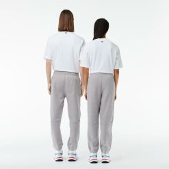 Pantalons & Shorts | LACOSTE Pantalon De Survetement Jogger Unie En Molleton De Coton Biologique