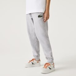 Pantalons & Shorts | LACOSTE Pantalon De Survetement Jogger Unie En Molleton De Coton Biologique