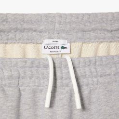 Pantalons & Shorts | LACOSTE Pantalon De Survetement Jogger Unie En Molleton De Coton Biologique