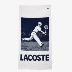 Linge De Maison | LACOSTE Serviette De Plage L Revers