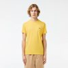 T-Shirts | LACOSTE T-Shirt Col Rond En Jersey De Coton Pima Uni