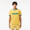 T-Shirts | LACOSTE T-Shirt Avec Imprime Lacoste Et Details Contrastes