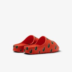 Claquettes & Sandales | LACOSTE Claquettes Serve Slide 2.0 Femme Detail Colore