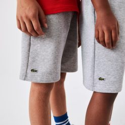 Vetements Fille | LACOSTE Short Enfant Lacoste En Molleton Gratte De Coton Biologique