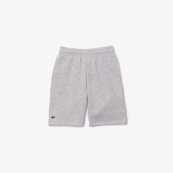 Vetements Fille | LACOSTE Short Enfant Lacoste En Molleton Gratte De Coton Biologique