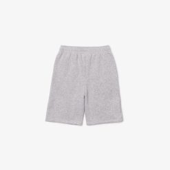 Vetements Fille | LACOSTE Short Enfant Lacoste En Molleton Gratte De Coton Biologique