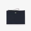 Portefeuilles & Petite Maroquinerie | LACOSTE Pochette Zippee Unie Anna En Toile Piquee