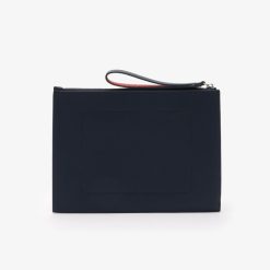 Portefeuilles & Petite Maroquinerie | LACOSTE Pochette Zippee Unie Anna En Toile Piquee