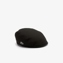 Chapeaux & Casquettes | LACOSTE Beret Unie Uni En Coton Avec Crocodile Brode