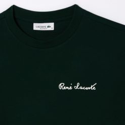 T-Shirts | LACOSTE T-Shirt Relaxed Fit Avec Inscription