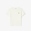 Vetements Fille | LACOSTE T-Shirt Col Rond En Coton Cotele