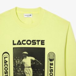 T-Shirts | LACOSTE T-Shirt Loose Fit Avec Imprime Rene Lacoste