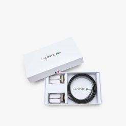 Ceintures | LACOSTE Coffret Ceinture Homme Lacoste Avec 2 Boucles Ardillon