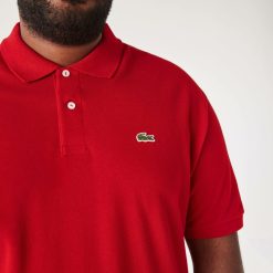 Polos | LACOSTE Polo Homme Lacoste En Petit Pique De Coton Uni - Grande Taille - Big