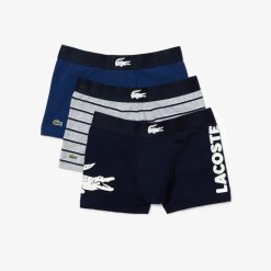 Sous-Vetements & Vetements D'Interieur | LACOSTE Lot De 3 Boxers Courts Depareilles