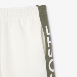 Vetements Fille | LACOSTE Short Enfant Lacoste A Bandes Colorees En Coton Biologique