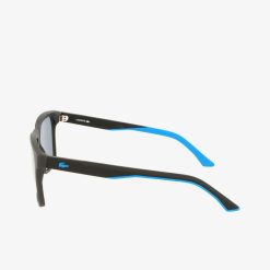 Lunettes De Soleil | LACOSTE Lunettes De Soleil Homme Rectangulaires Rubber Croc