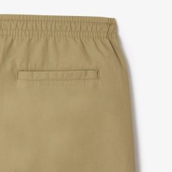 Pantalons & Shorts | LACOSTE Short Elastique Relaxed Fit En Popeline De Coton