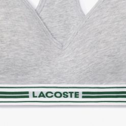 Sous-Vetements Et Vetements D'Interieur | LACOSTE Brassiere Rembourree Et Siglee En Jersey Stretch