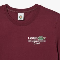 Vetements De Sport | LACOSTE T-Shirt Coton Sport Edition Roland Garros