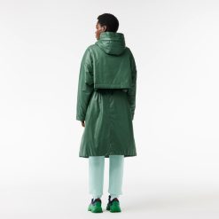 Manteaux & Vestes | LACOSTE Parka Longue Oversize Deperlante A Capuche