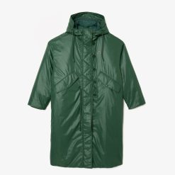 Manteaux & Vestes | LACOSTE Parka Longue Oversize Deperlante A Capuche