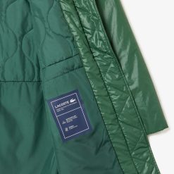 Manteaux & Vestes | LACOSTE Parka Longue Oversize Deperlante A Capuche