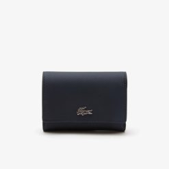 Portefeuilles & Petite Maroquinerie | LACOSTE Porte-Monnaie Femme Lacoste Anna Avec Rabat A Pression