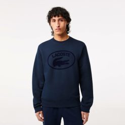 Sweatshirts | LACOSTE Sweatshirt Homme Relaxed Fit Lacoste En Coton Biologique