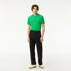 Pantalons & Shorts | LACOSTE Pantalon Cargo Straight Fit En Twill De Coton