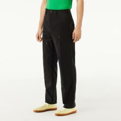 Pantalons & Shorts | LACOSTE Pantalon Cargo Straight Fit En Twill De Coton